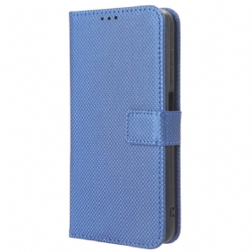 Leren Hoesje Voor Motorola Edge 50 Fusion Strappunten