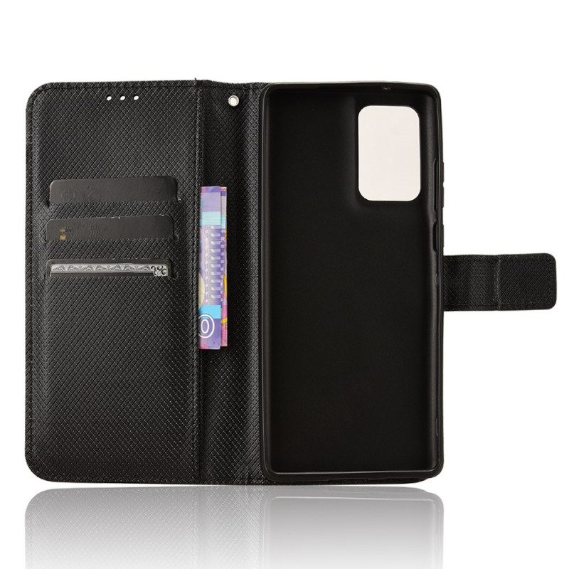 Leren Hoesje Voor Motorola Edge 50 Fusion Strappunten