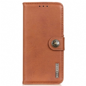 Leren Hoesje Voor Motorola Edge 50 Fusion Vintage Stijl Khazneh