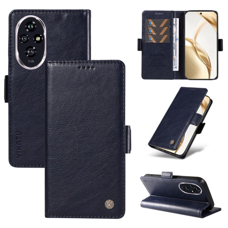 Flip Case Leren Honor 200 Vintage Yikatu