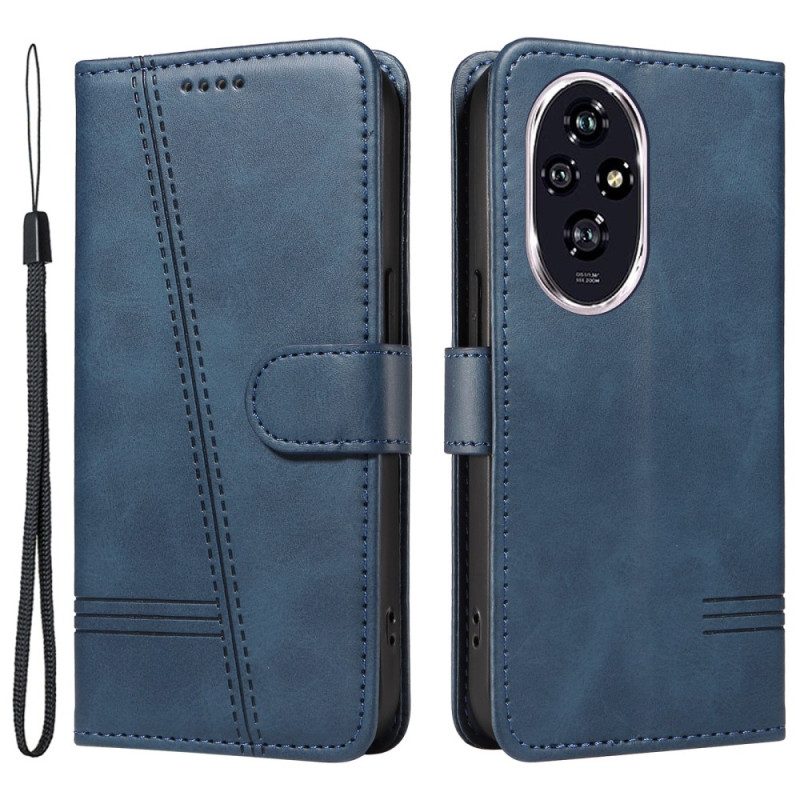 Leren Hoesje Voor Honor 200 Straplijnen