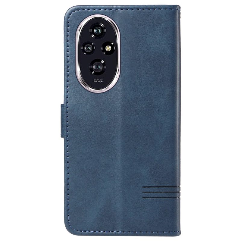 Leren Hoesje Voor Honor 200 Straplijnen