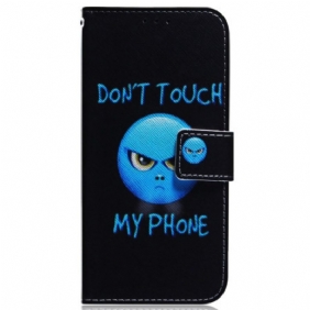 Flip Case Leren Oppo Reno 12f 5g Telefoon-emoji