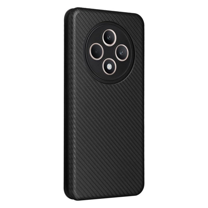 Folio-hoesje Oppo Reno 12f 5g Telefoonhoesje Koolstofvezel