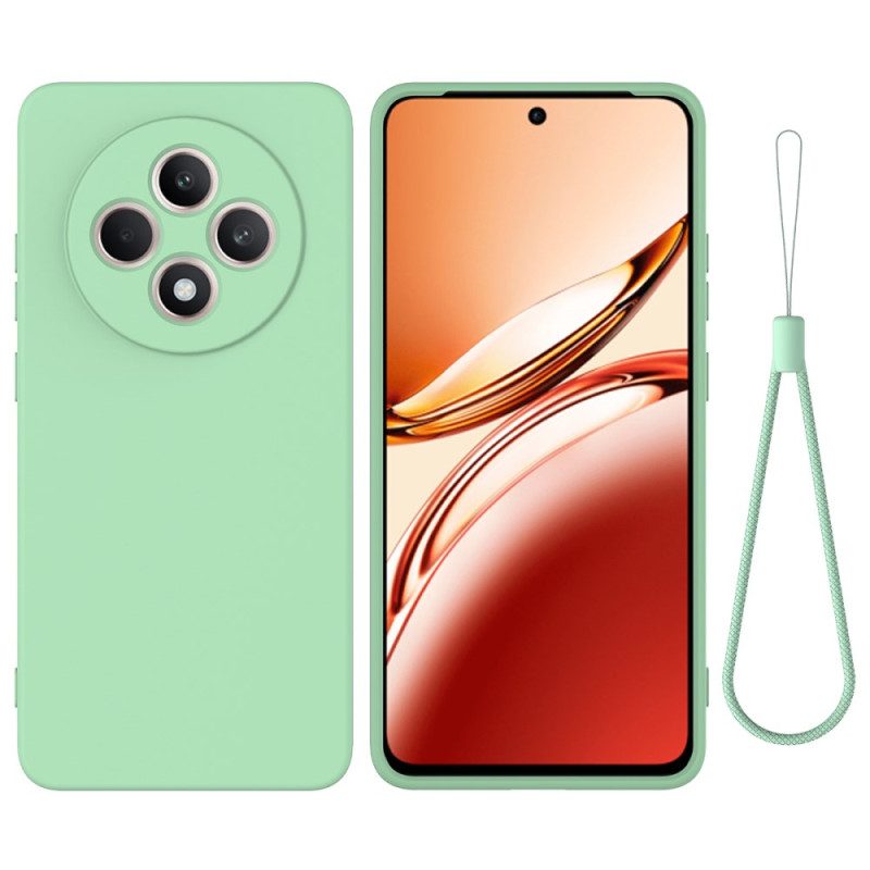 Hoesje Oppo Reno 12f 5g Vloeibare Siliconen Band