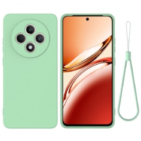 Hoesje Oppo Reno 12f 5g Vloeibare Siliconen Band