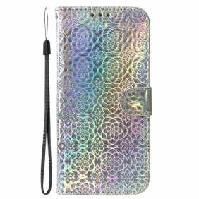 Leren Hoesje Oppo Reno 12f 5g Discostijl Bescherming Hoesje