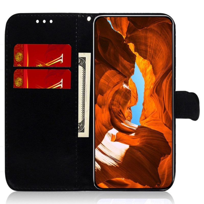 Leren Hoesje Oppo Reno 12f 5g Discostijl Bescherming Hoesje