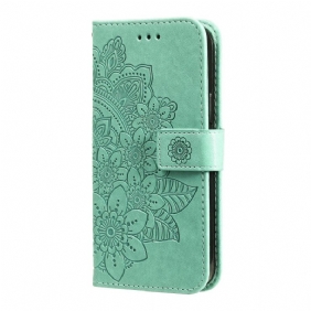 Leren Hoesje Oppo Reno 12f 5g Mandala-print Bescherming Hoesje