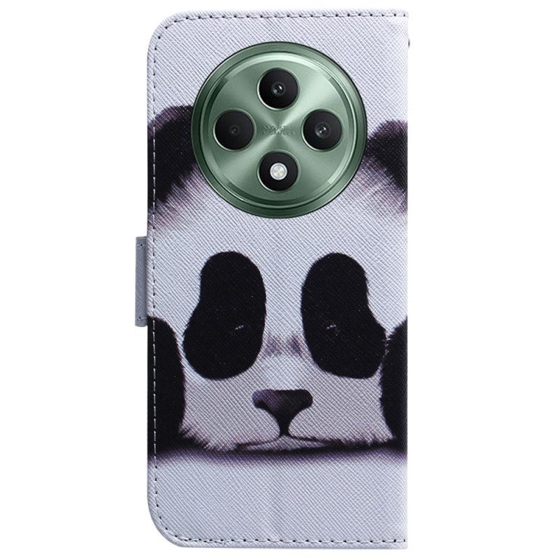 Leren Hoesje Voor Oppo Reno 12f 5g Panda