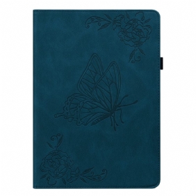 Cover voor Samsung Galaxy Tab A8 (2021) Vlinders Gedrukt Patroon