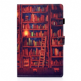 Flip Case voor Samsung Galaxy Tab A8 (2021) Bibliotheek