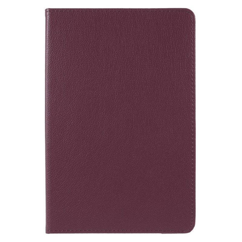 Flip Case voor Samsung Galaxy Tab A8 (2021) Roterend 360° Lychee Kunstleer