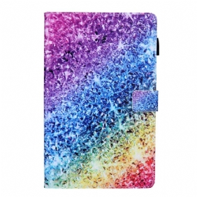 Folio-hoesje voor Samsung Galaxy Tab A8 (2021) Glanzende Pailletten