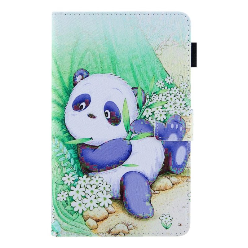 Folio-hoesje voor Samsung Galaxy Tab A8 (2021) Schattige Panda