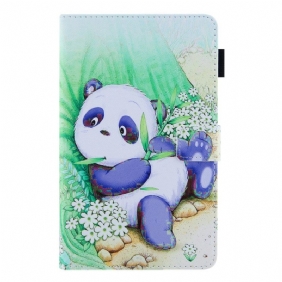 Folio-hoesje voor Samsung Galaxy Tab A8 (2021) Schattige Panda