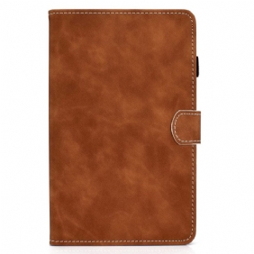 Folio-hoesje voor Samsung Galaxy Tab A8 (2021) Vintage Design Leereffect