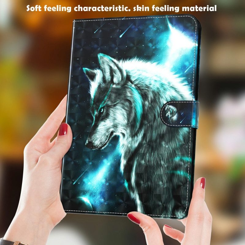 Folio-hoesje voor Samsung Galaxy Tab A8 (2021) Wilde Wolf