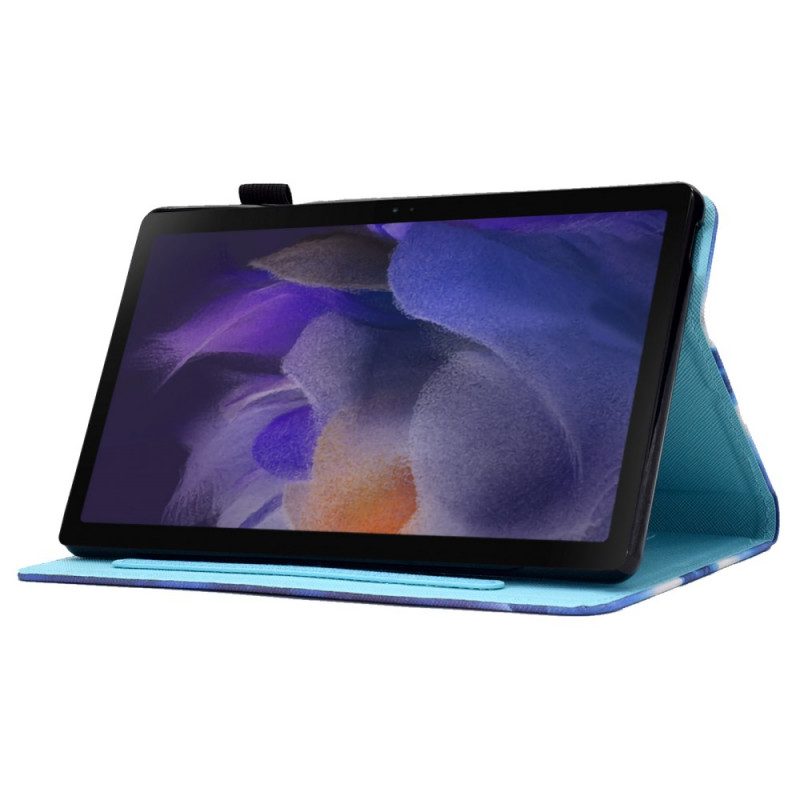 Leren Hoesje voor Samsung Galaxy Tab A8 (2021) Leuk Strand