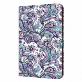 Leren Hoesje voor Samsung Galaxy Tab A8 (2021) Paisley