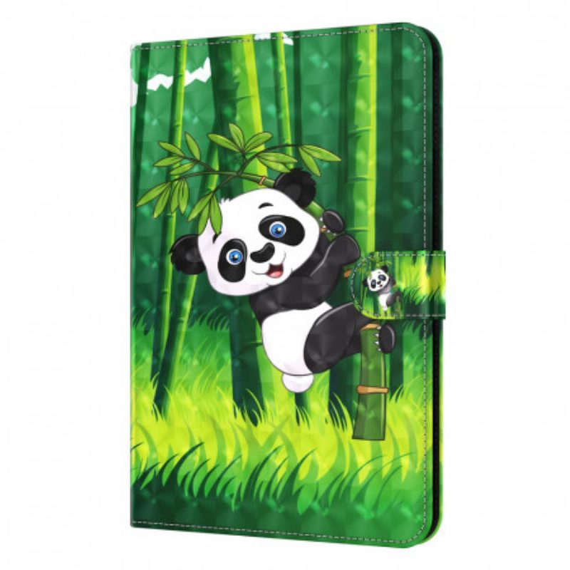 Leren Hoesje voor Samsung Galaxy Tab A8 (2021) Panda