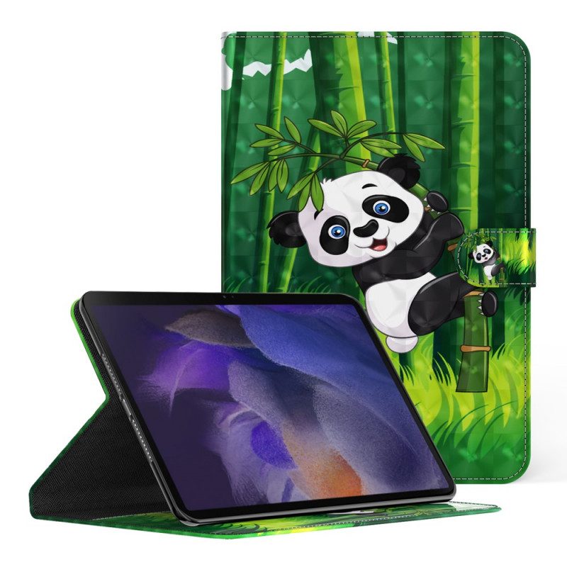 Leren Hoesje voor Samsung Galaxy Tab A8 (2021) Panda