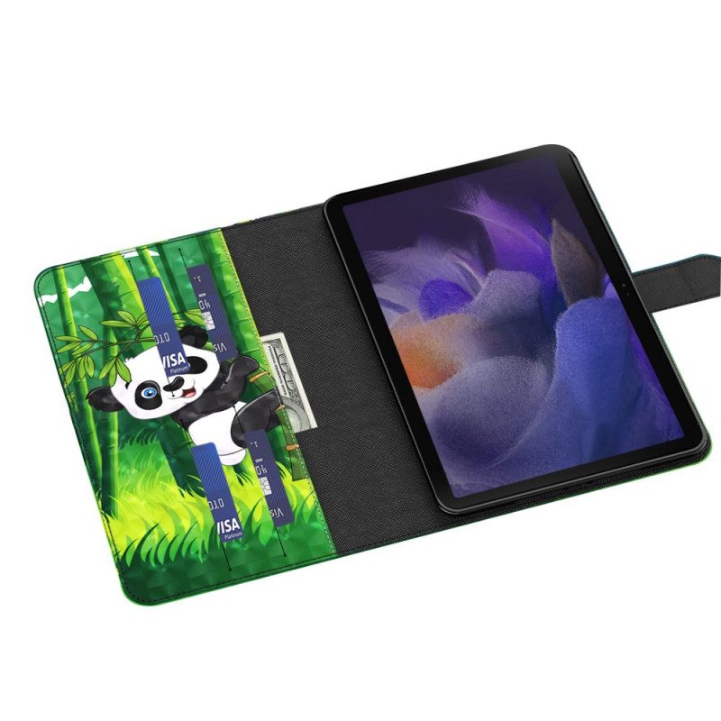 Leren Hoesje voor Samsung Galaxy Tab A8 (2021) Panda