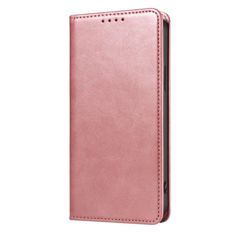 Bescherming Hoesje voor iPhone 15 Plus Folio-hoesje Klassiek Leereffect