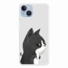 Hoesje voor iPhone 15 Plus Duivelskat