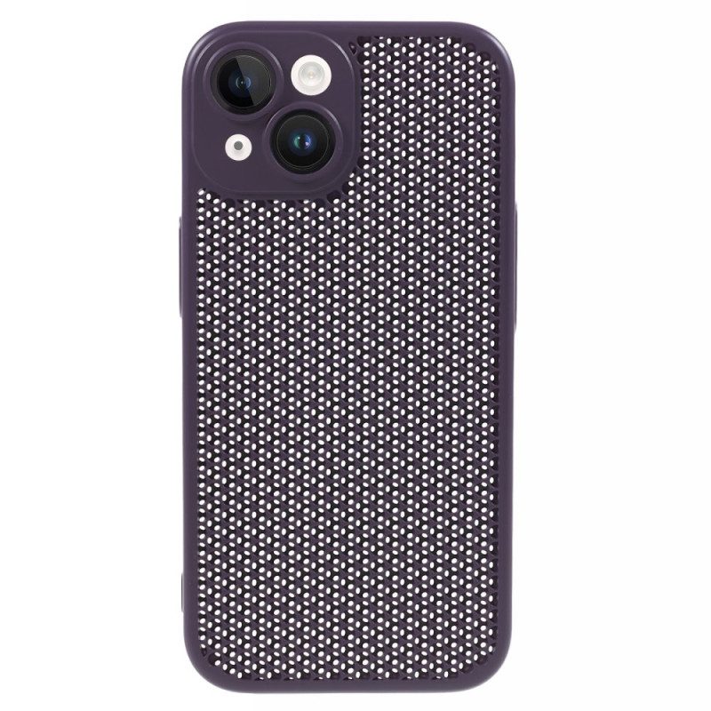 Telefoonhoesje voor iPhone 15 Plus Honingraat Met Camerabeschermer