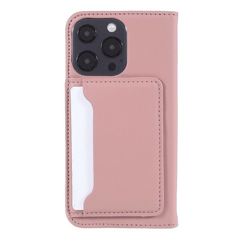 Bescherming Hoesje voor iPhone 13 Pro Max Folio-hoesje Kaarthouder Standaard