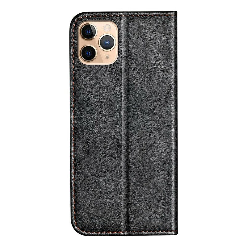 Bescherming Hoesje voor iPhone 13 Pro Max Folio-hoesje Tweekleurig Leereffect