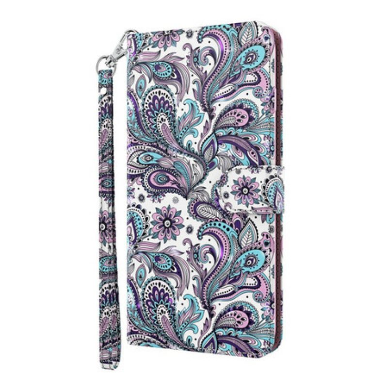 Folio-hoesje voor iPhone 13 Pro Max Bloemen Patronen