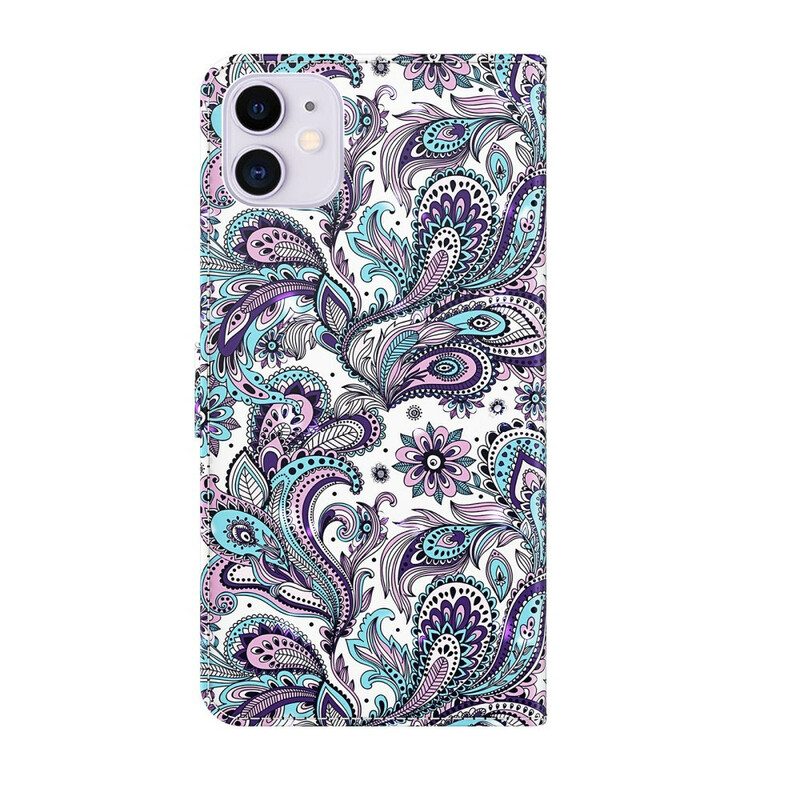 Folio-hoesje voor iPhone 13 Pro Max Bloemen Patronen