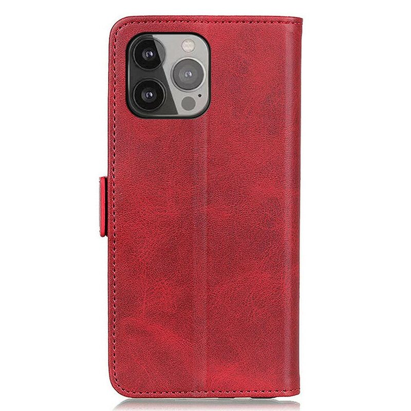 Folio-hoesje voor iPhone 13 Pro Max Flip Case Dubbele Klep