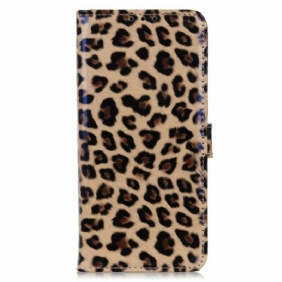 Folio-hoesje voor iPhone 13 Pro Max Gewoon Luipaard