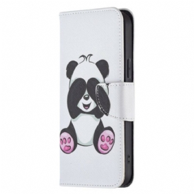 Folio-hoesje voor iPhone 13 Pro Max Panda-plezier