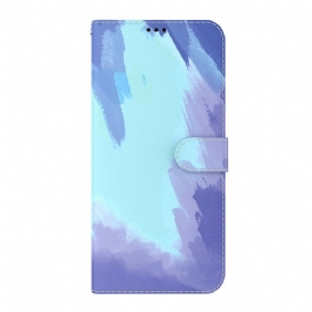 Folio-hoesje voor iPhone 13 Pro Max Waterverf