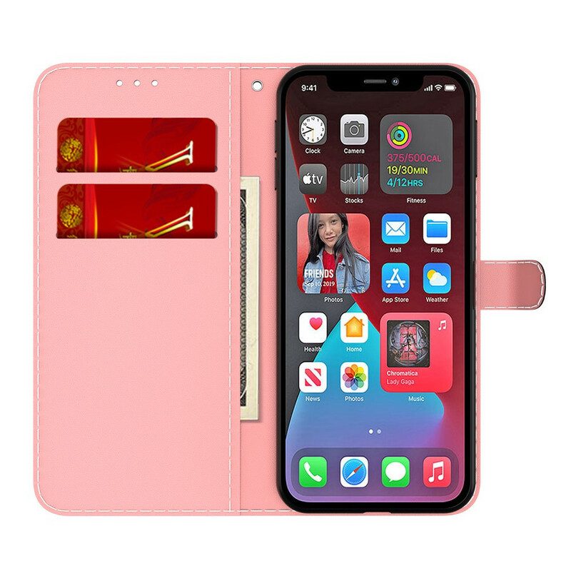 Folio-hoesje voor iPhone 13 Pro Max Waterverf