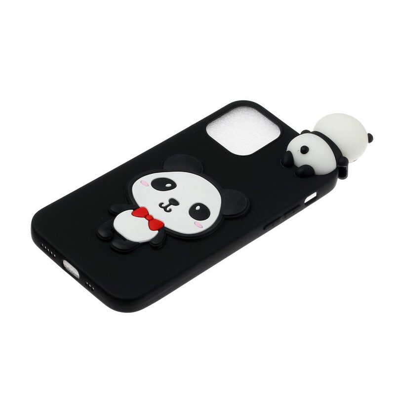 Hoesje voor iPhone 13 Pro Max De 3d-panda