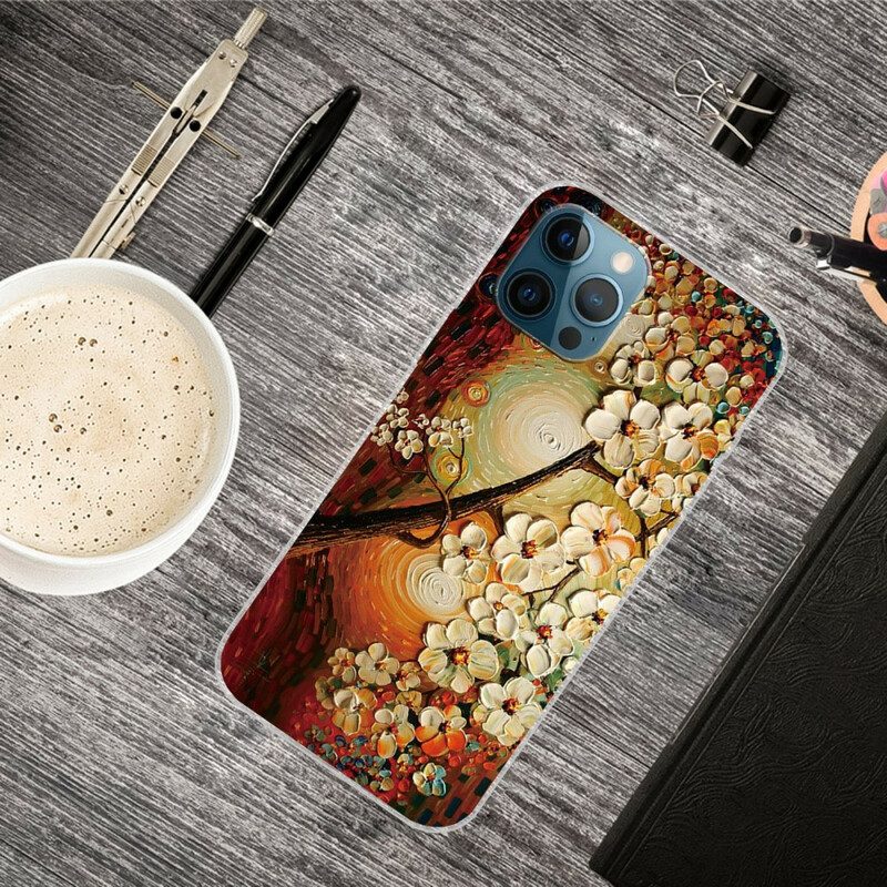 Hoesje voor iPhone 13 Pro Max Flexibele Bloemen