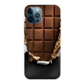 Hoesje voor iPhone 13 Pro Max Flexibele Chocolade