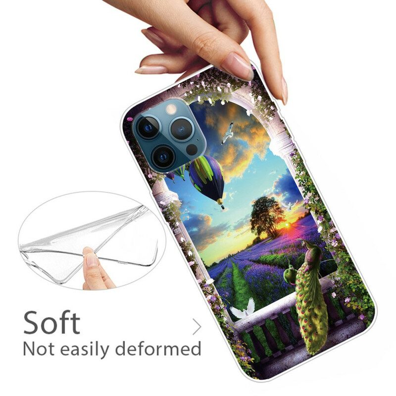 Hoesje voor iPhone 13 Pro Max Flexibele Heteluchtballon