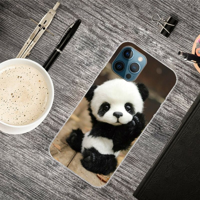 Hoesje voor iPhone 13 Pro Max Flexibele Panda