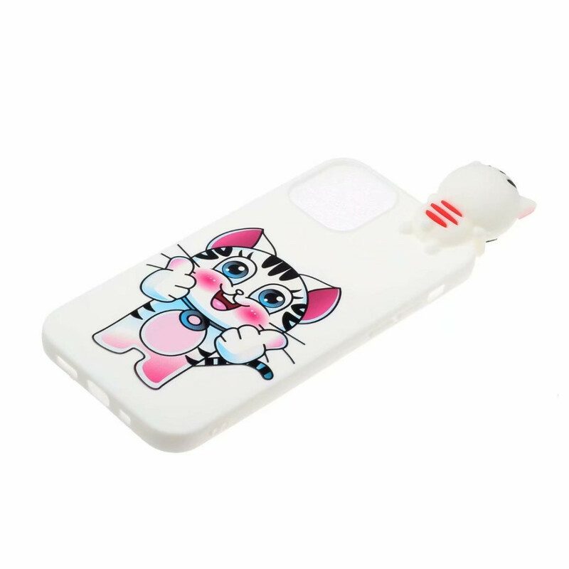 Hoesje voor iPhone 13 Pro Max Kattenplezier 3d