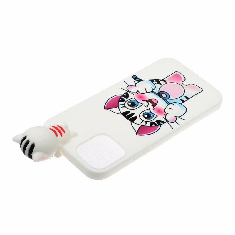 Hoesje voor iPhone 13 Pro Max Kattenplezier 3d