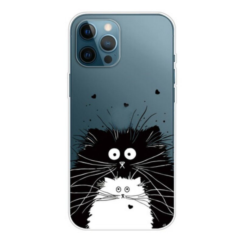 Hoesje voor iPhone 13 Pro Max Kijk Naar De Katten