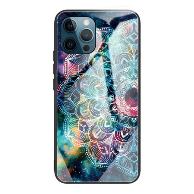 Hoesje voor iPhone 13 Pro Max Mandala Gehard Glas