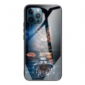 Hoesje voor iPhone 13 Pro Max Mijn Tijger Gehard Glas