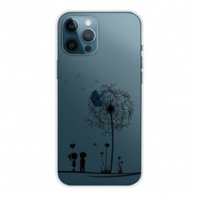 Hoesje voor iPhone 13 Pro Max Paardebloem Liefde